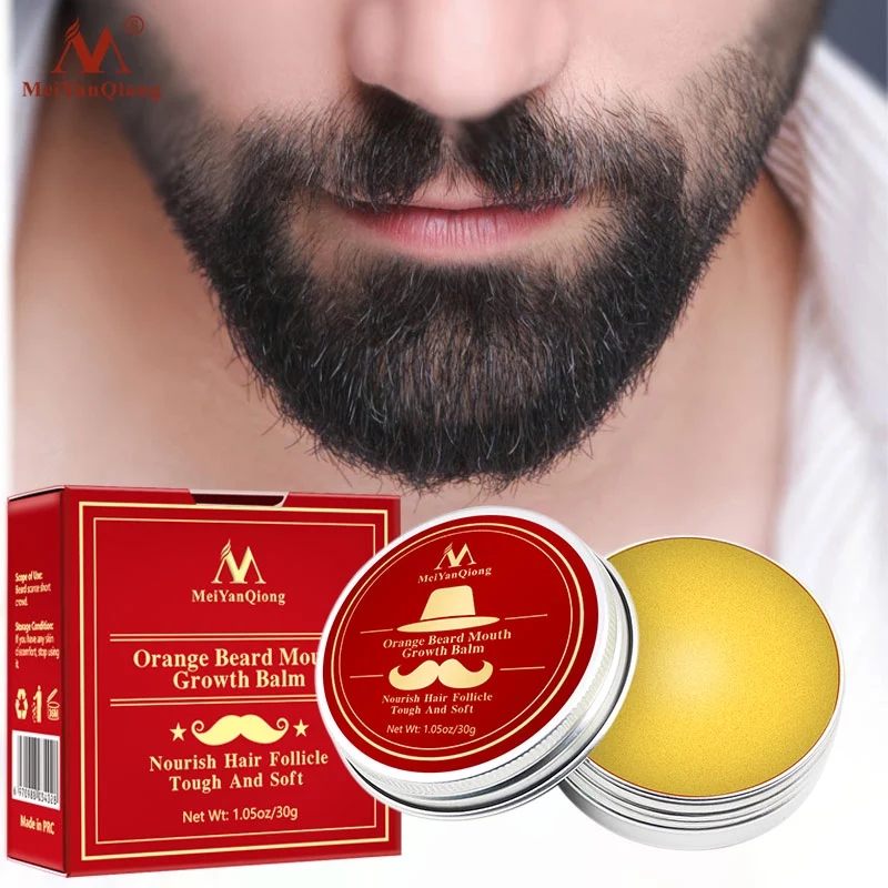 Men'S Grooming Wax - 천연 오렌지 유기농 수염 오일, 왁스