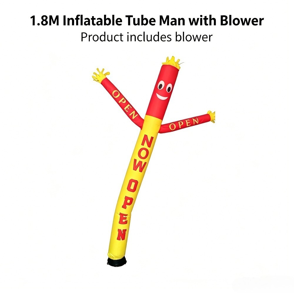 1.8M 풍선 춤추는 튜브맨(블로워 포함), 오픈 간판 - Men'S Grooming Day 리뷰 및 가격