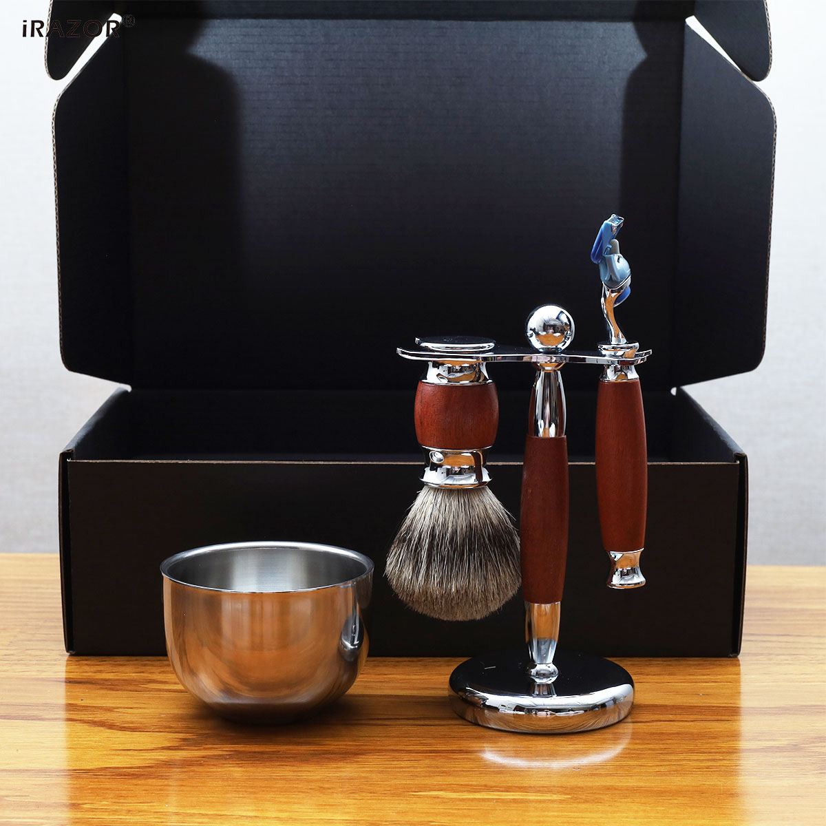 아이레이저 고급 남성용 5중날 면도기 세트, 실버팁 천 - Mens Grooming Kit Gift Set 리뷰 및 가격