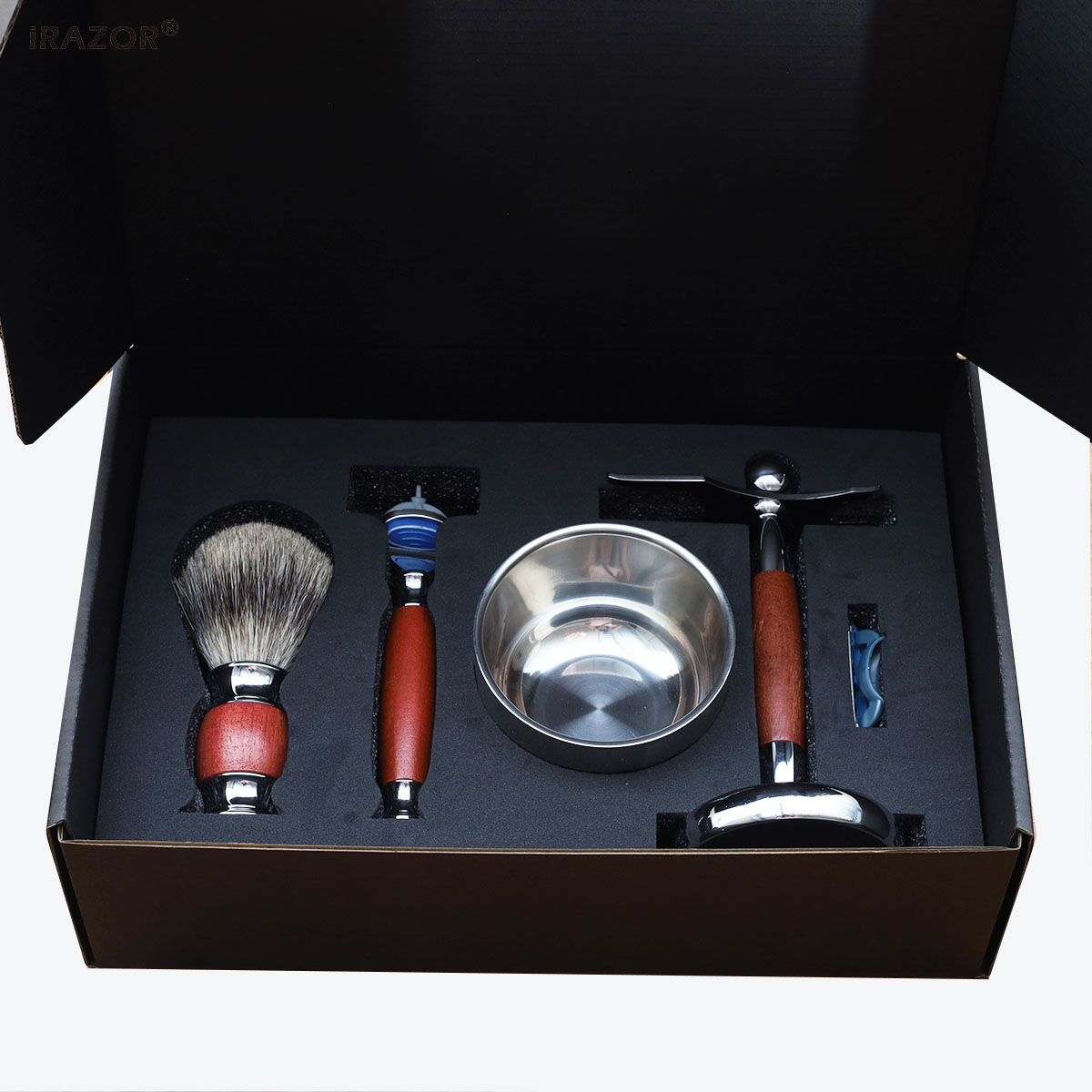 아이레이저 고급 남성용 5중날 면도기 세트, 실버팁 천 - Mens Grooming Kit Gift Set 리뷰 및 가격