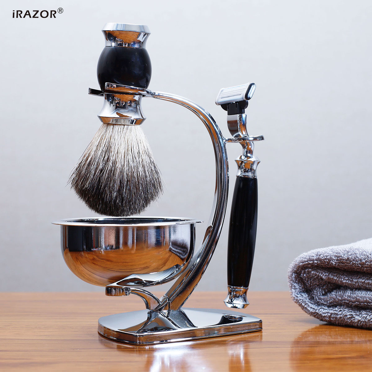 iRAZOR 클래식 4-in-1 남성용 습식 면도 키트 - Mens Grooming Kit Gift Set 리뷰 및 가격