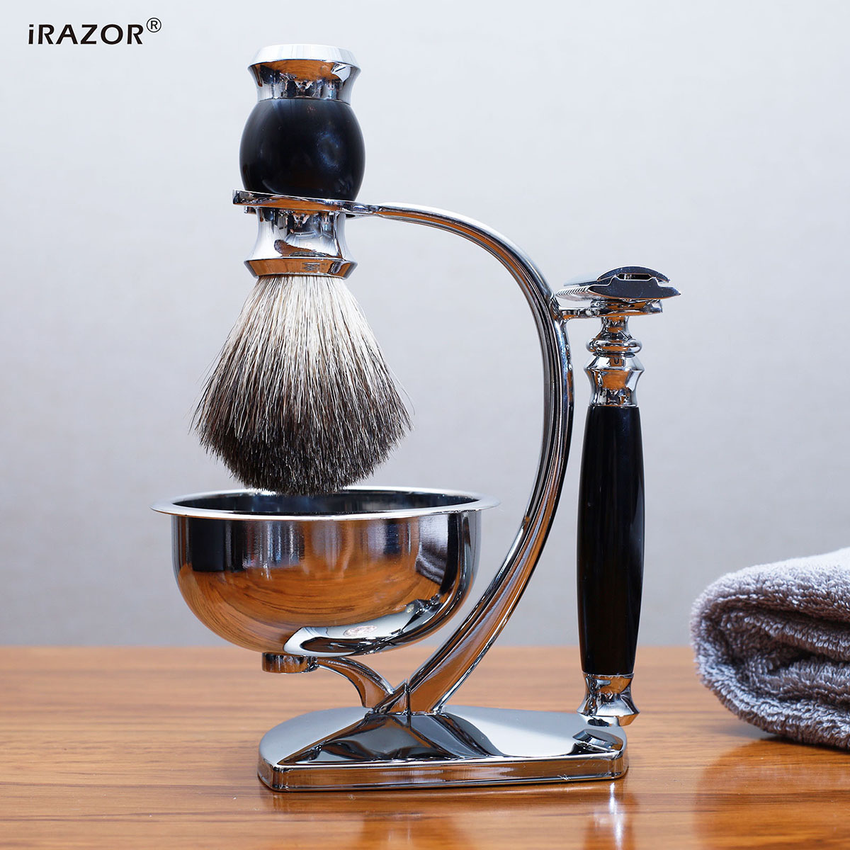 iRAZOR 클래식 4-in-1 남성용 습식 면도 키트 - Mens Grooming Kit Gift Set 리뷰 및 가격